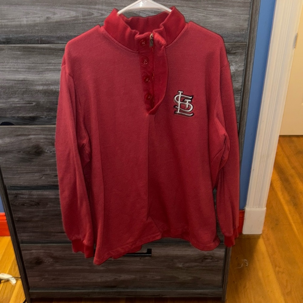 Antigua 1/2 Zip St. Louis Cardinals Jacket